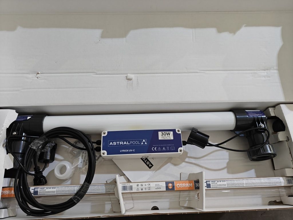 3 x Sistema de desinfecção UV