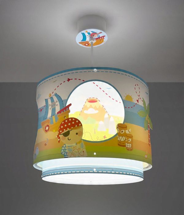 Lampa wisząca PIRACI PIRAT dla pirata żyrandol z piratami 60652