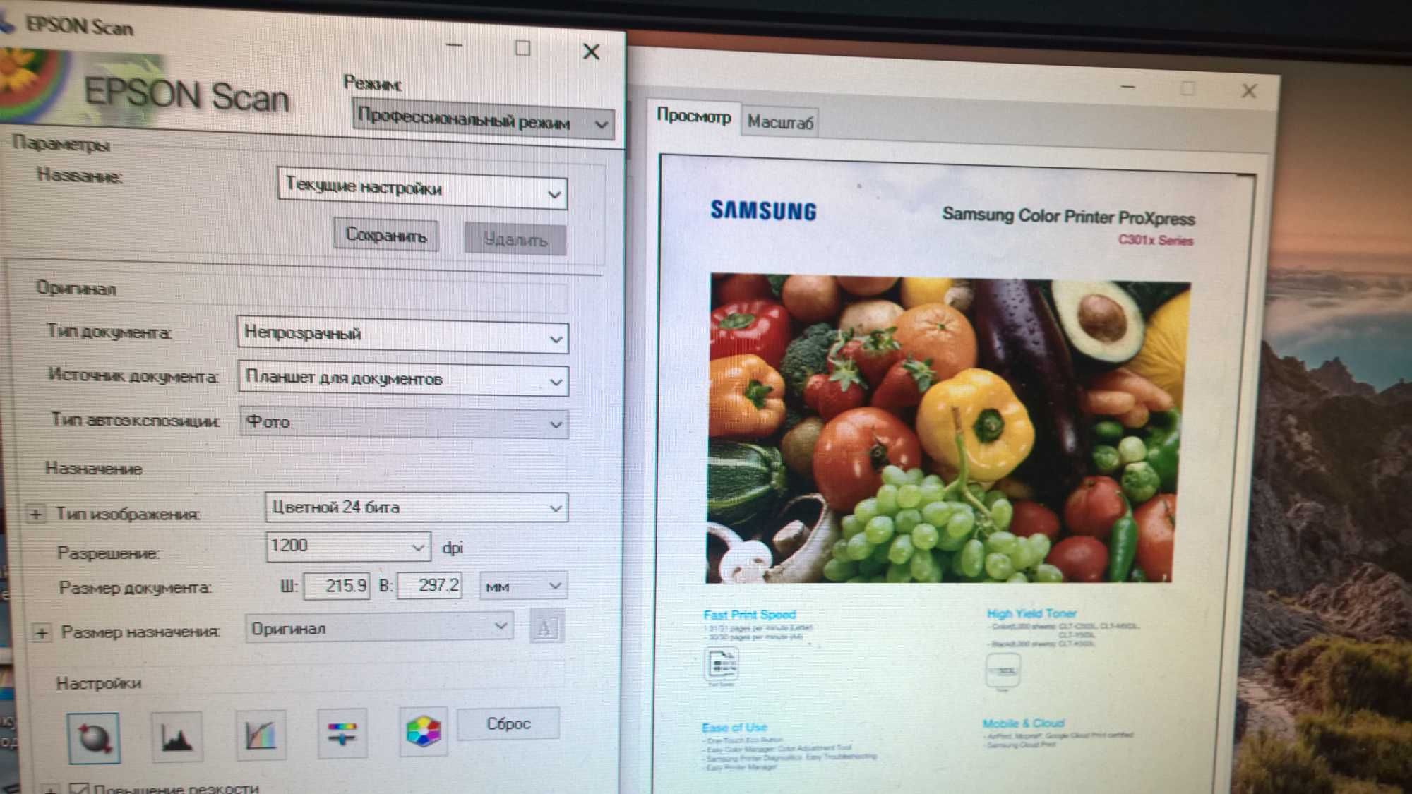 сканер Epson Perfection V30