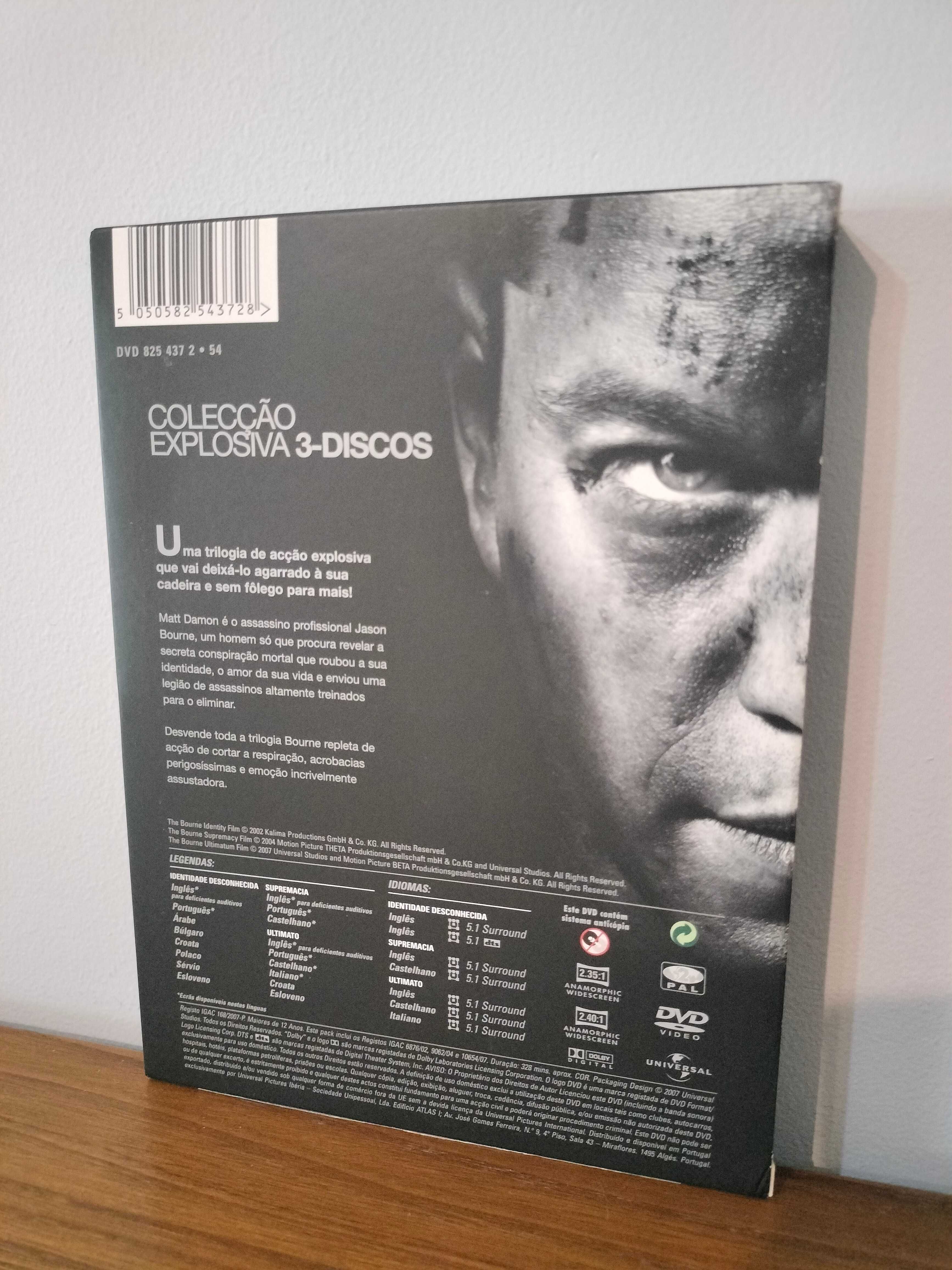 Filme DVD: Colecção Bourne (Digipack)