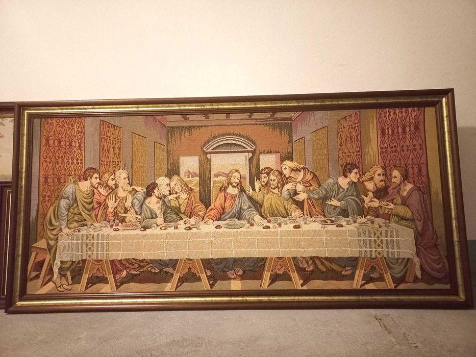 Quadro com moldura da última seia (Bordado)