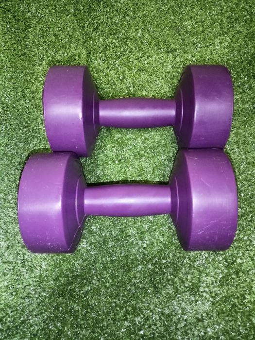 2x3kg obciążenie różowe hantle