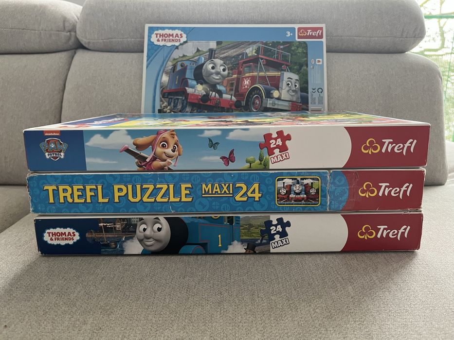 Puzzle MAXI duże, Tomek i przyjaciele, Psi Patrol, Trefl