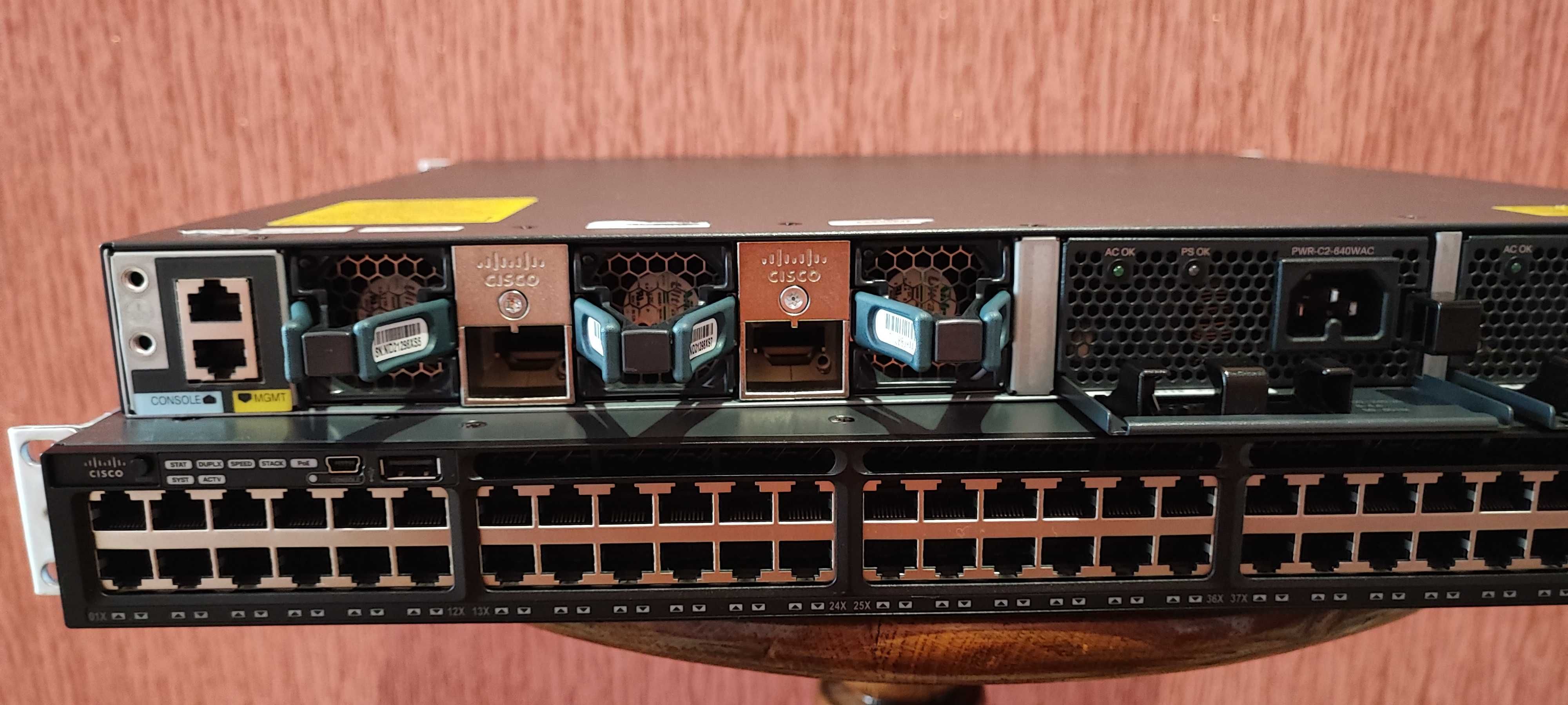 48POE+ Коммутаторы Cisco Catalyst WS-C3650-48PD-L  uplink 10G нал/безн
