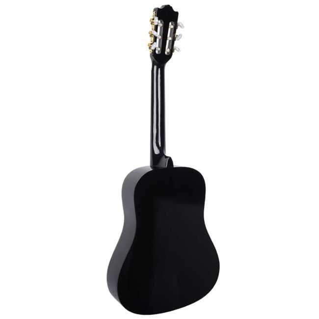 NN BD 36 gitara klasyczna do nauki 3/4 CZARNA + 3 kostki gratis