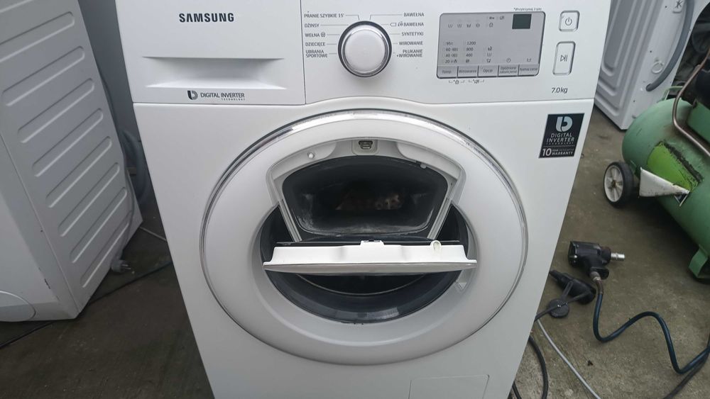 Pralka Samsung EcoBubble AddWash wąska 46 cm 7 kg sprawna GWARANCJA
