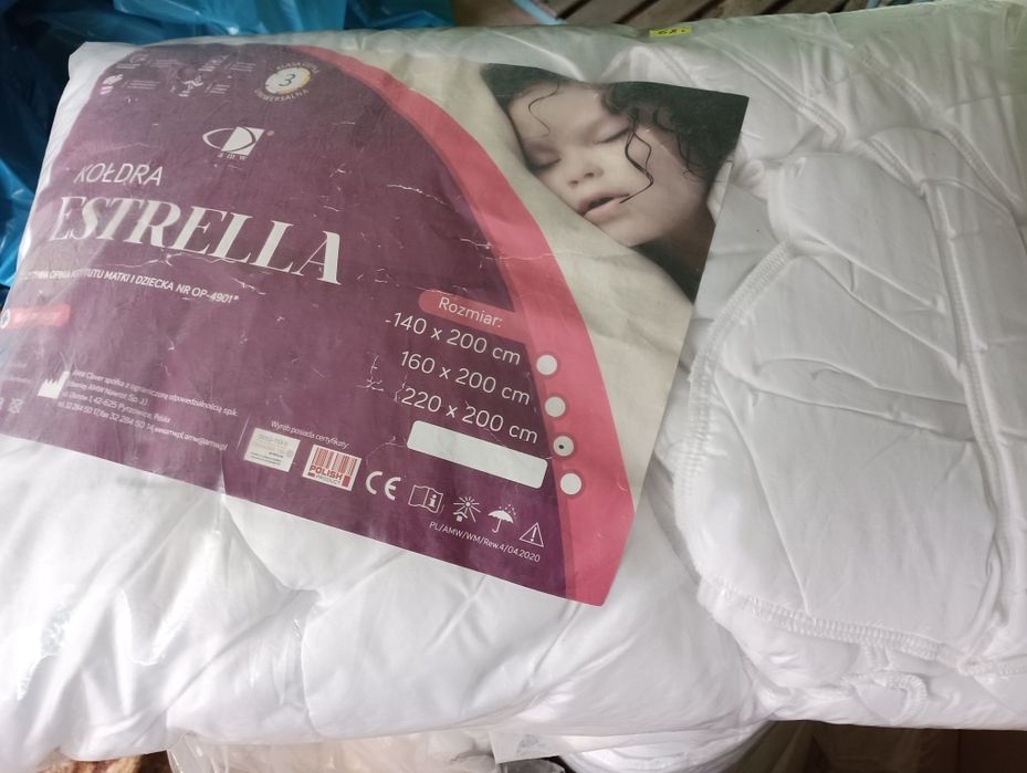 Kołdry nowe różne rozmiary