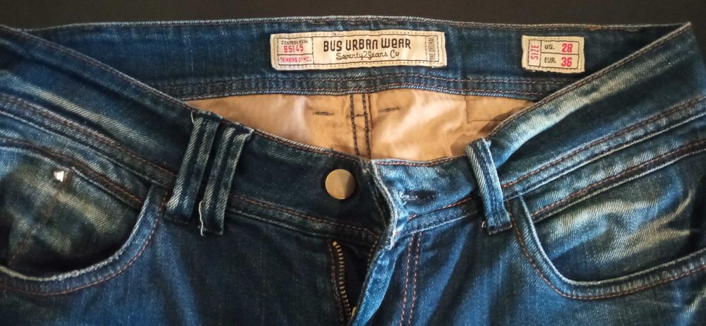 Calça de ganga Bus Urban Wear, tamanho 36