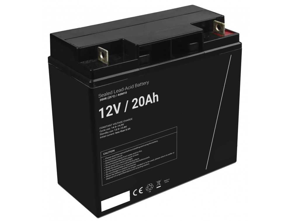 Bateria de Ácido de Chumbo de 12V 20Ah Para Scooter Eléctrica