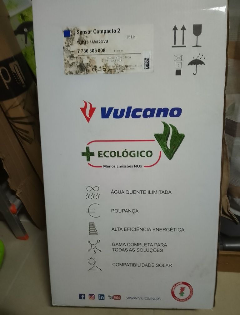 Esquentador Vulcano gás natural