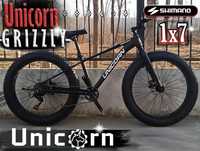 Фетбайк Fatbike алюминиевый GRIZLY 17 рама 26 колеса велосипед SHIMANO