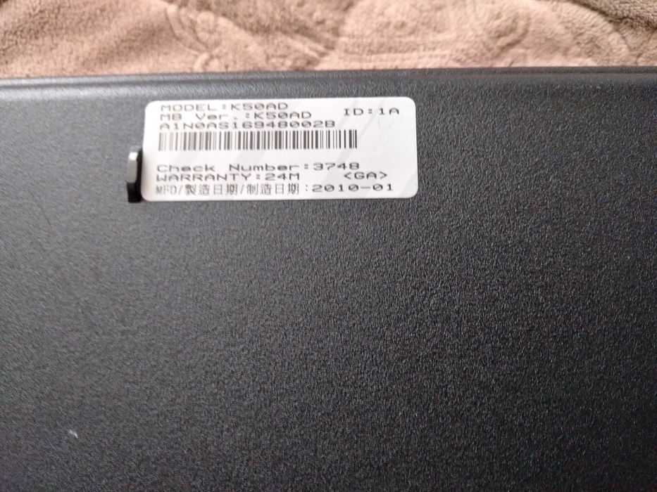 Продам ноутбук Asus K 50 AD