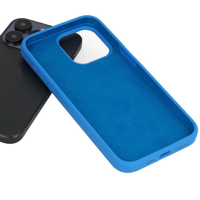 Silicone Lite Case Do Samsung Galaxy S22 Plus Niebieski
