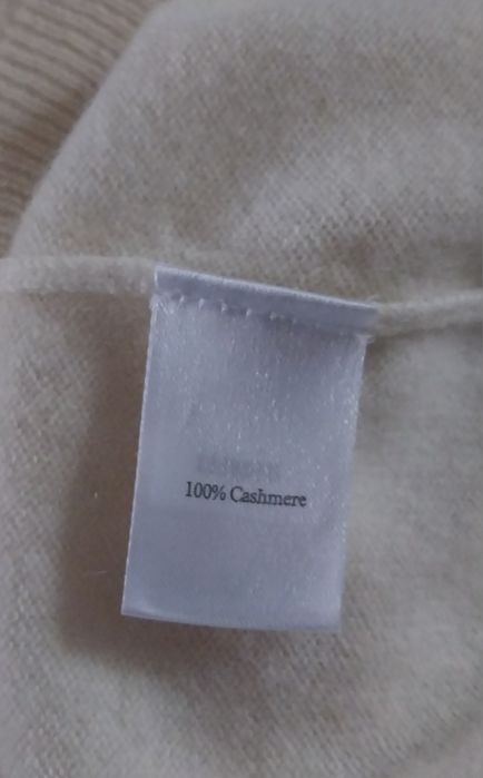 Гольф молочного цвета  100%   кашемир   Pure  collection