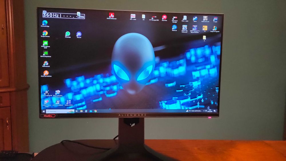 Monitor Premium 360 hz Dell AW2521H