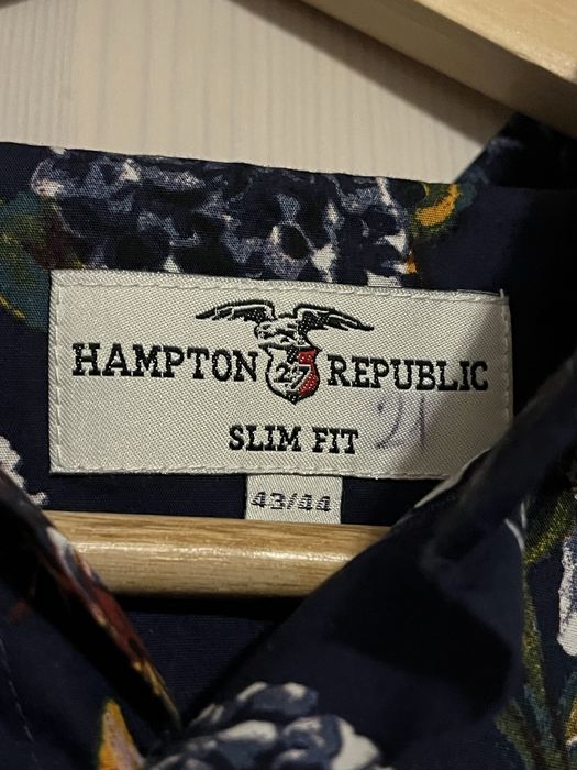 Koszula meska we wzory 43/44 Hampton Republic