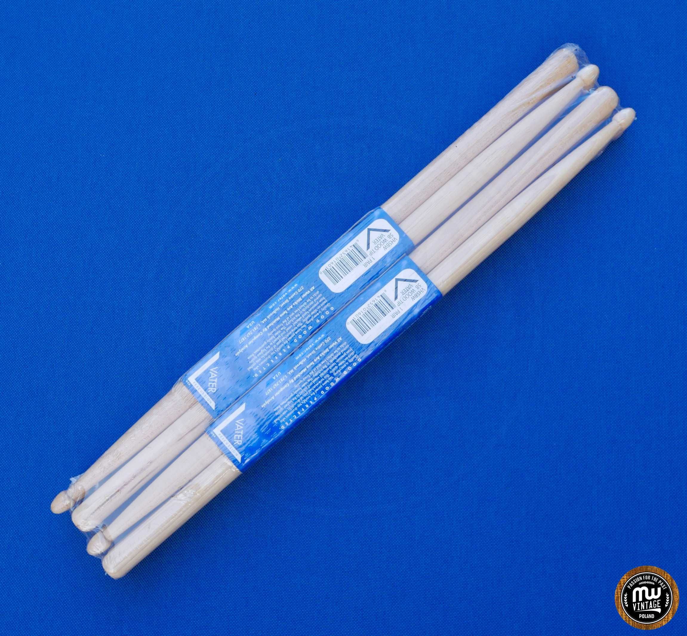Vater - zestaw pałek American Hickory 5B Wood Tip x 4   ‼️