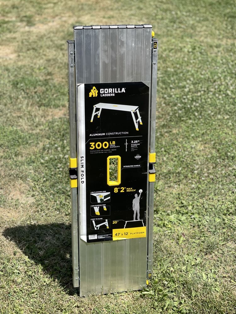 Алюмінієва Складна Робоча Платформа Gorilla Ladders Оригінал USA