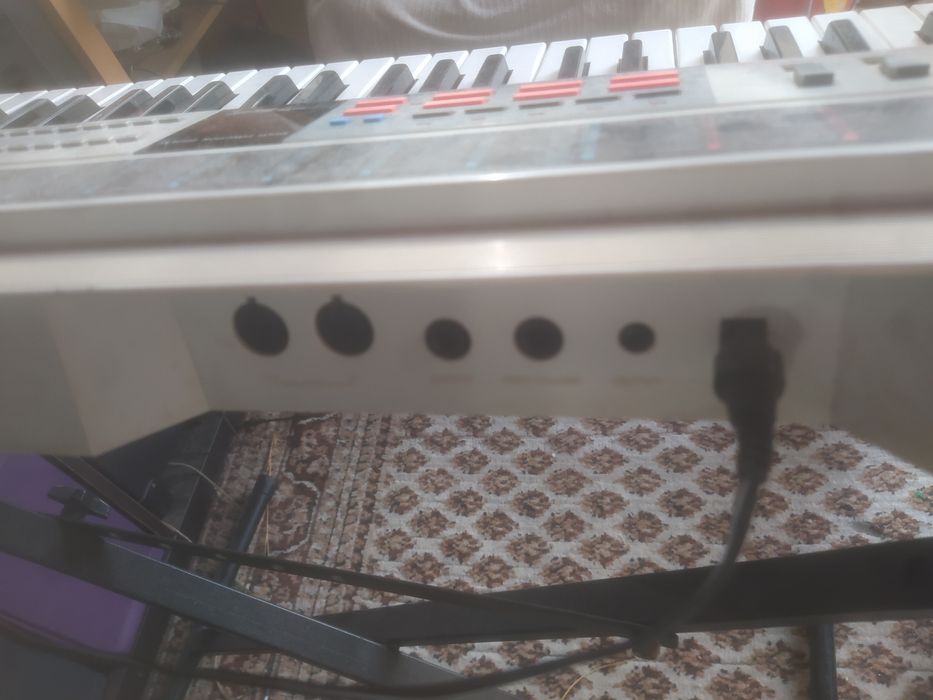 Teclado órgão sintetizador hohner psk 45 sem tripé incluído