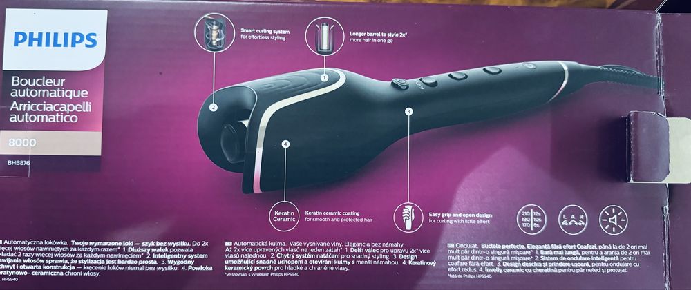 автоcтайлер Philips BHB887/00 (серія 8000) плойка