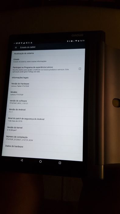 Tablet android Lenovo yoga 10 polgadas