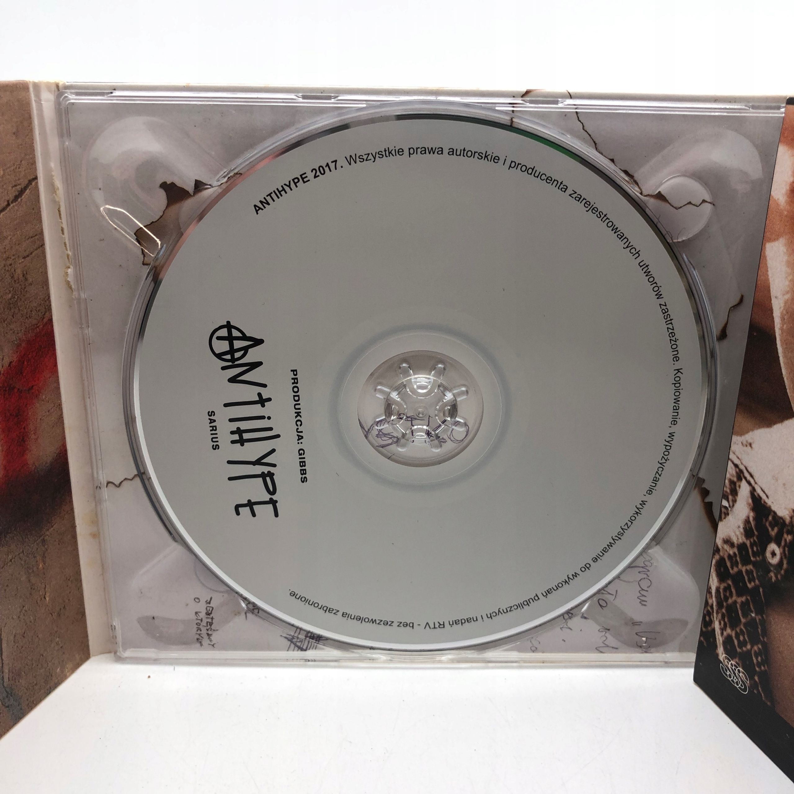cd - sarius - antihype polski rap hip hop 2017