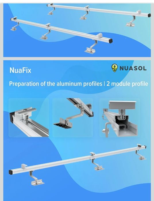 Fotowoltaiczny zestaw montażowy 2-częściowy zestaw montażowy