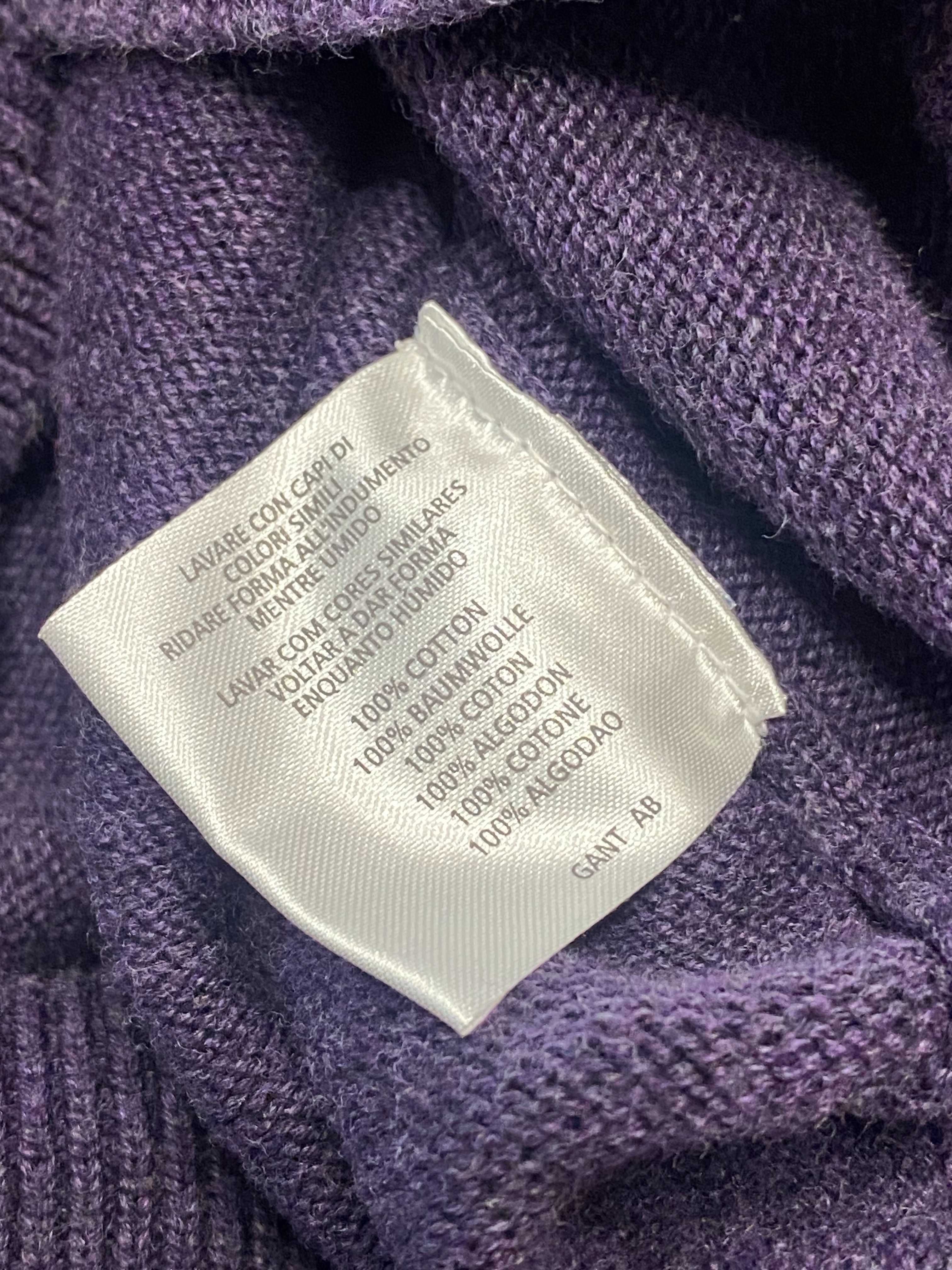 Gant, sweter z golfem bawełniany, stan bardzo dobry, rozmiar XL