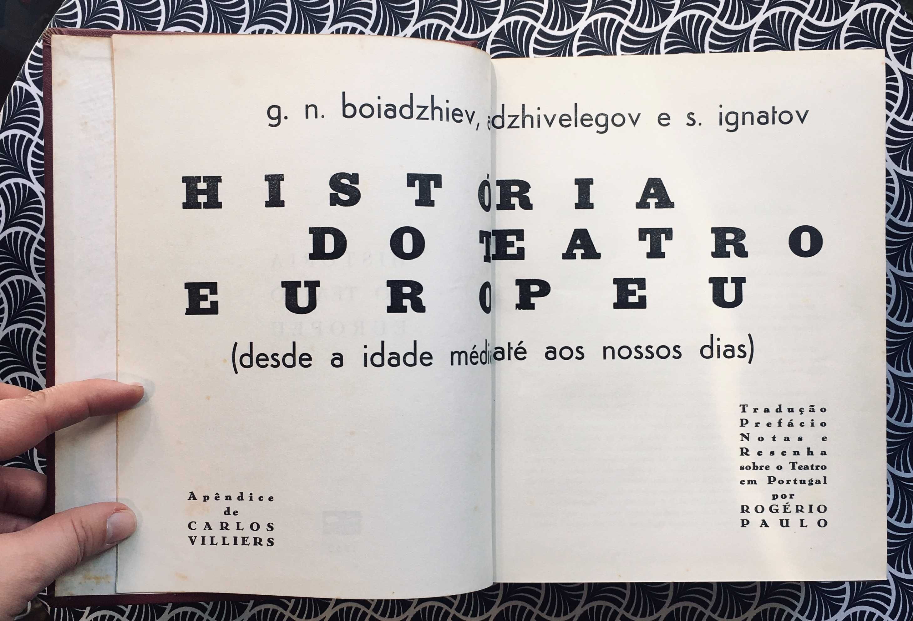 História do Teatro Europeu (obra completa)