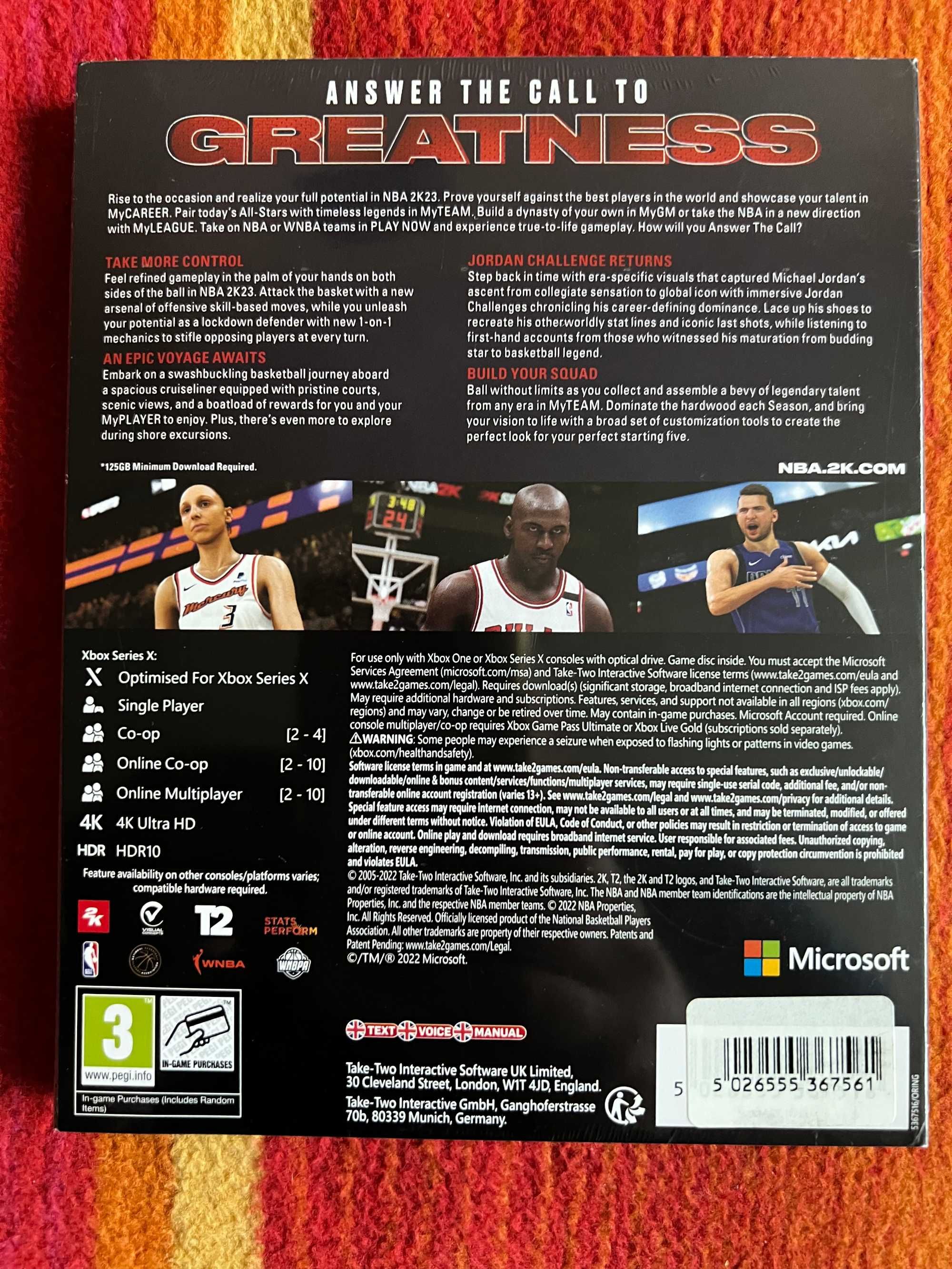 2K23 Championship Edition Jordan 23(NOWA)Xbox Series X Polecam!