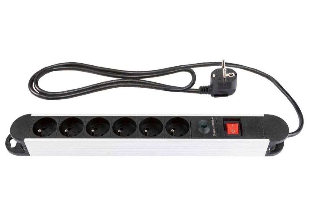 Мережевий фільтр Silver crest Німеччина, метал, захист від перенапруги