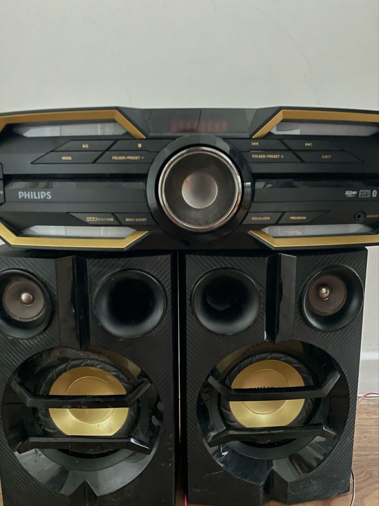 Wieża Mini Hi Fi System Phillips FX55 2.1 subwoofer bluetooth