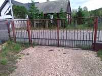 Brama wjazdowa dwuskrzydłowa + furtka metalowa ogrodzenie płot pola