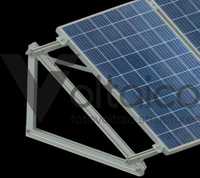Estrutura triangular para instalação fotovoltaica