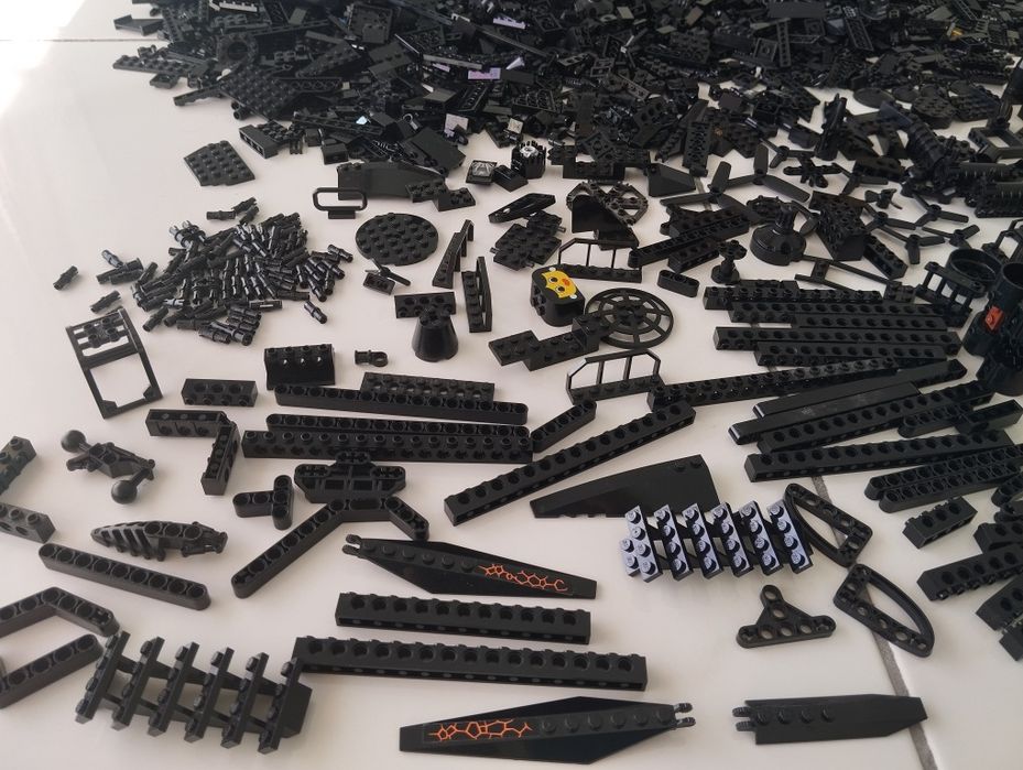 LEGO peças original cor preto
