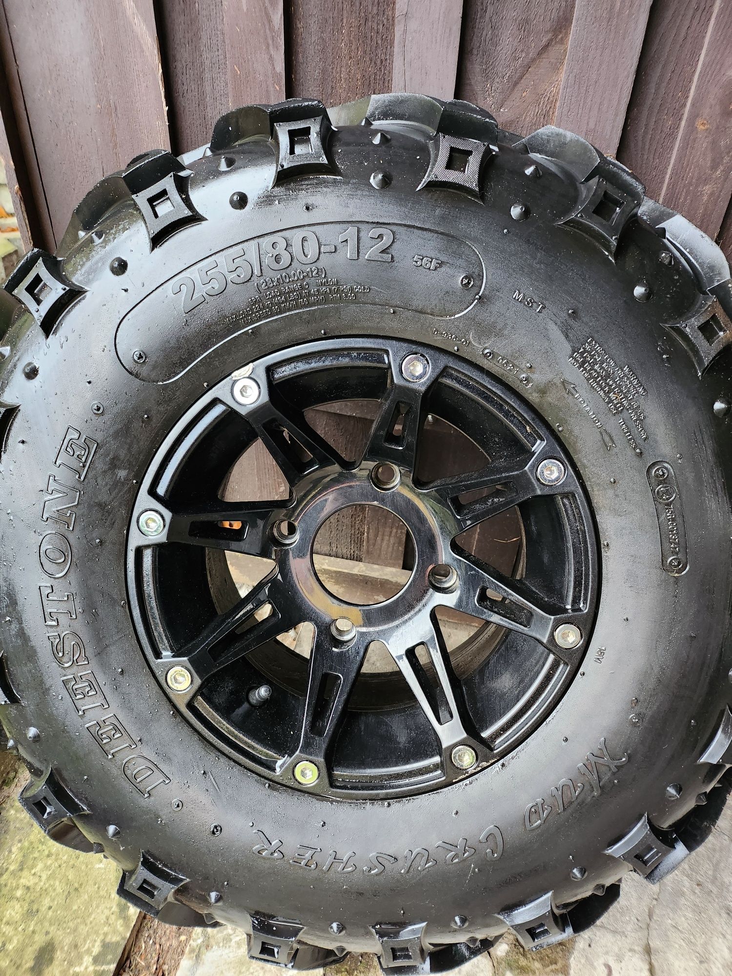 Can-am Quad Opony z felgami 12 4/136 opony destone felgi moose utilit