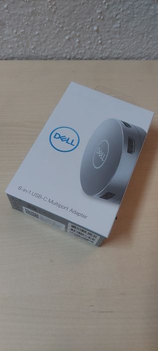 DELL DA305 Com fios USB 3.2 Gen 2 (3.1 Gen 2) Type-C Prateado