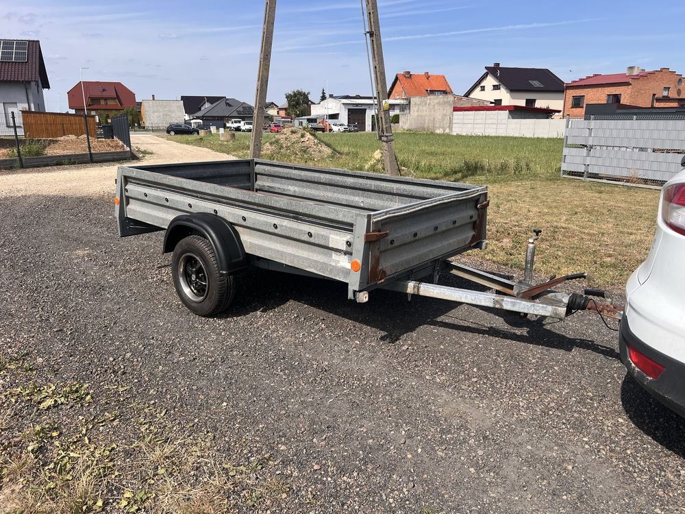 Przyczepka samochodowa 1000 dmc UCHYLNA -kategoria B