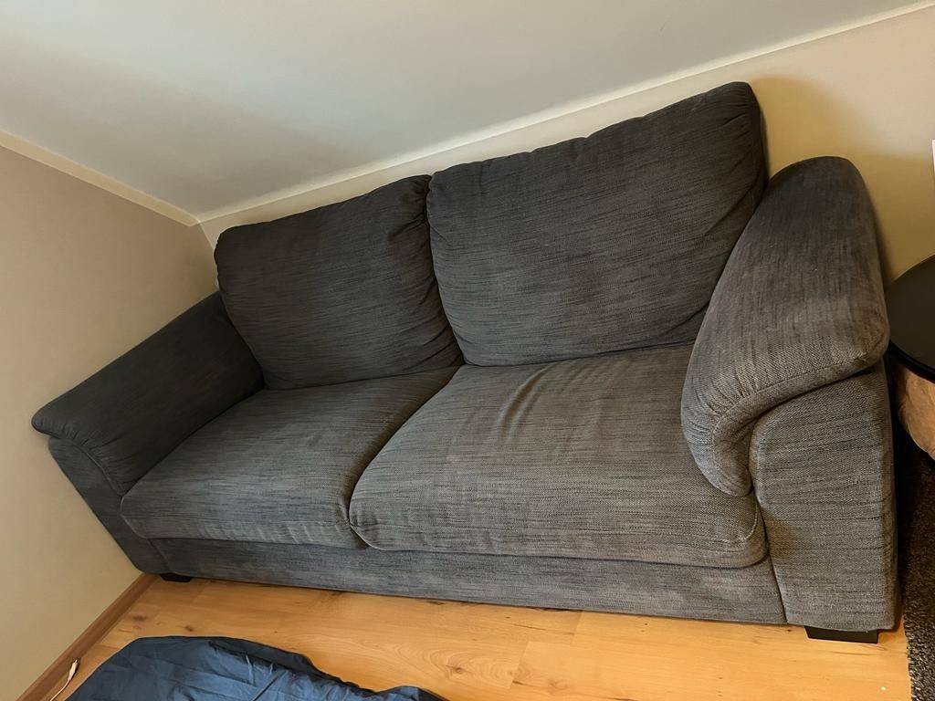 Sofa ikea ciemno szara