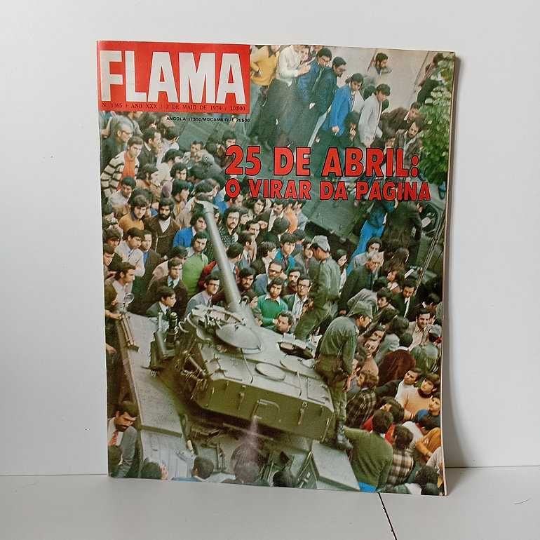 Flama - 25 de Abril, O Virar da Página