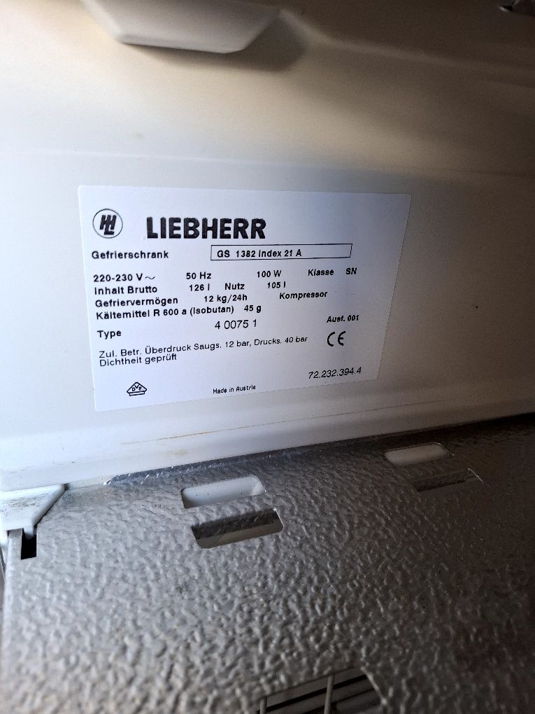 Zamrarzarka LIEBHERR GS 1382
