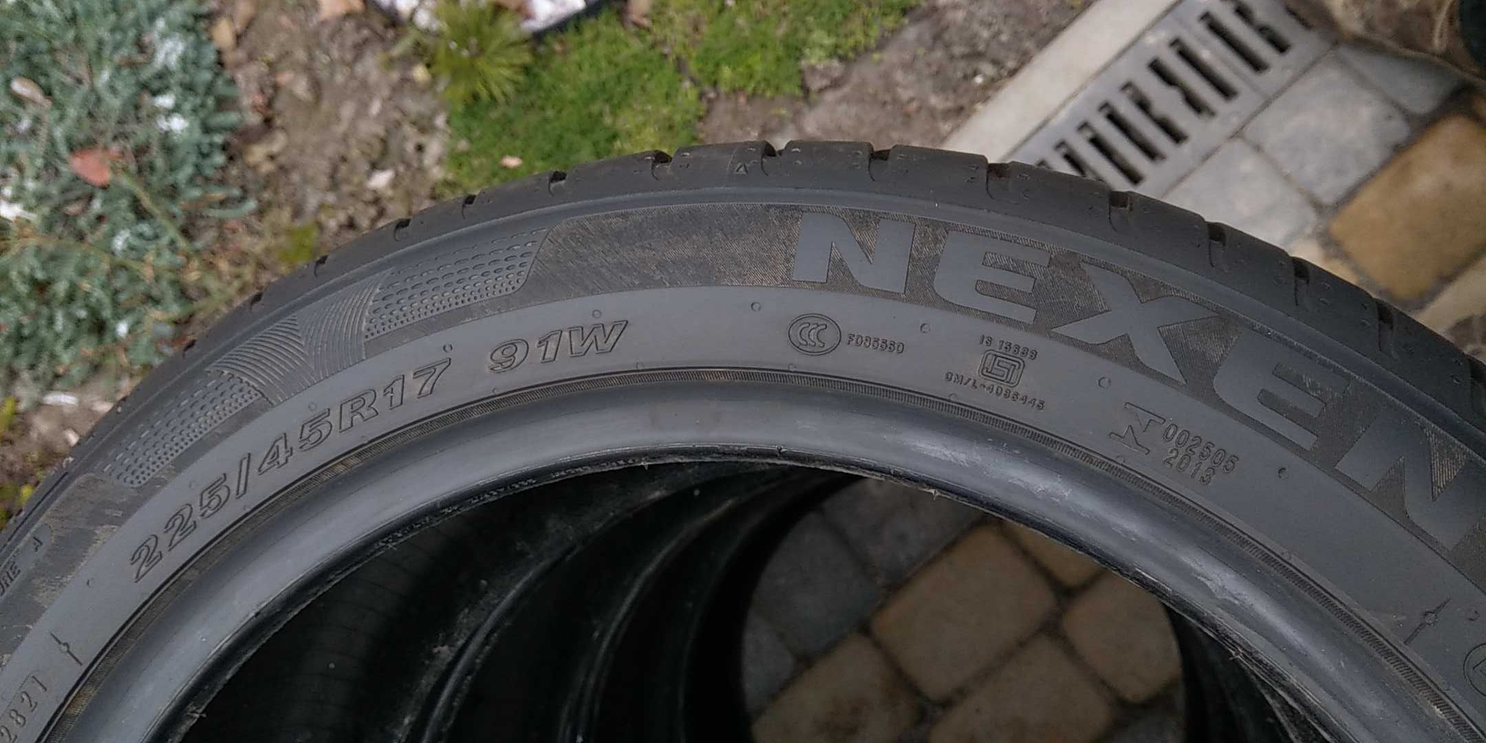 Шини літні нові NEXEN Nfera Sport SU2 225/45 R17 7.5mm колеса Корея