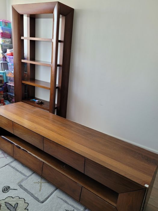 witryna szafka regał, lite drewno orientalne