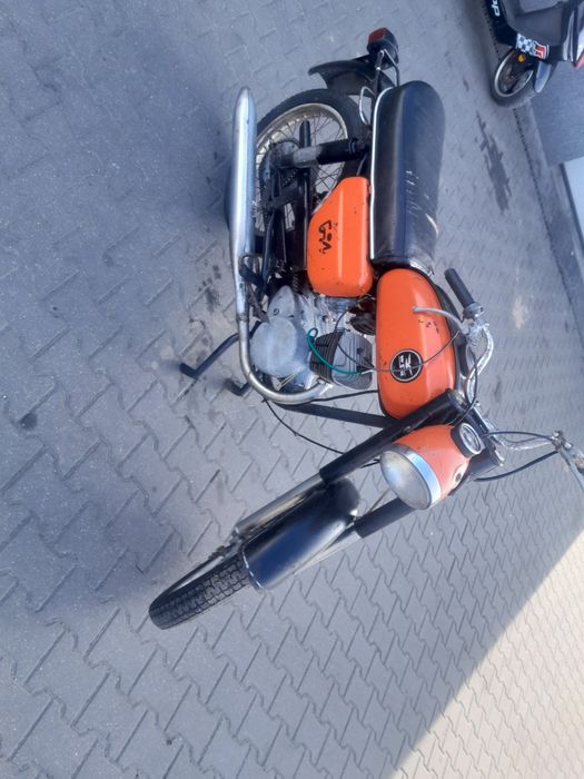 WSK GIL 125 zarejestrowana biala tablica