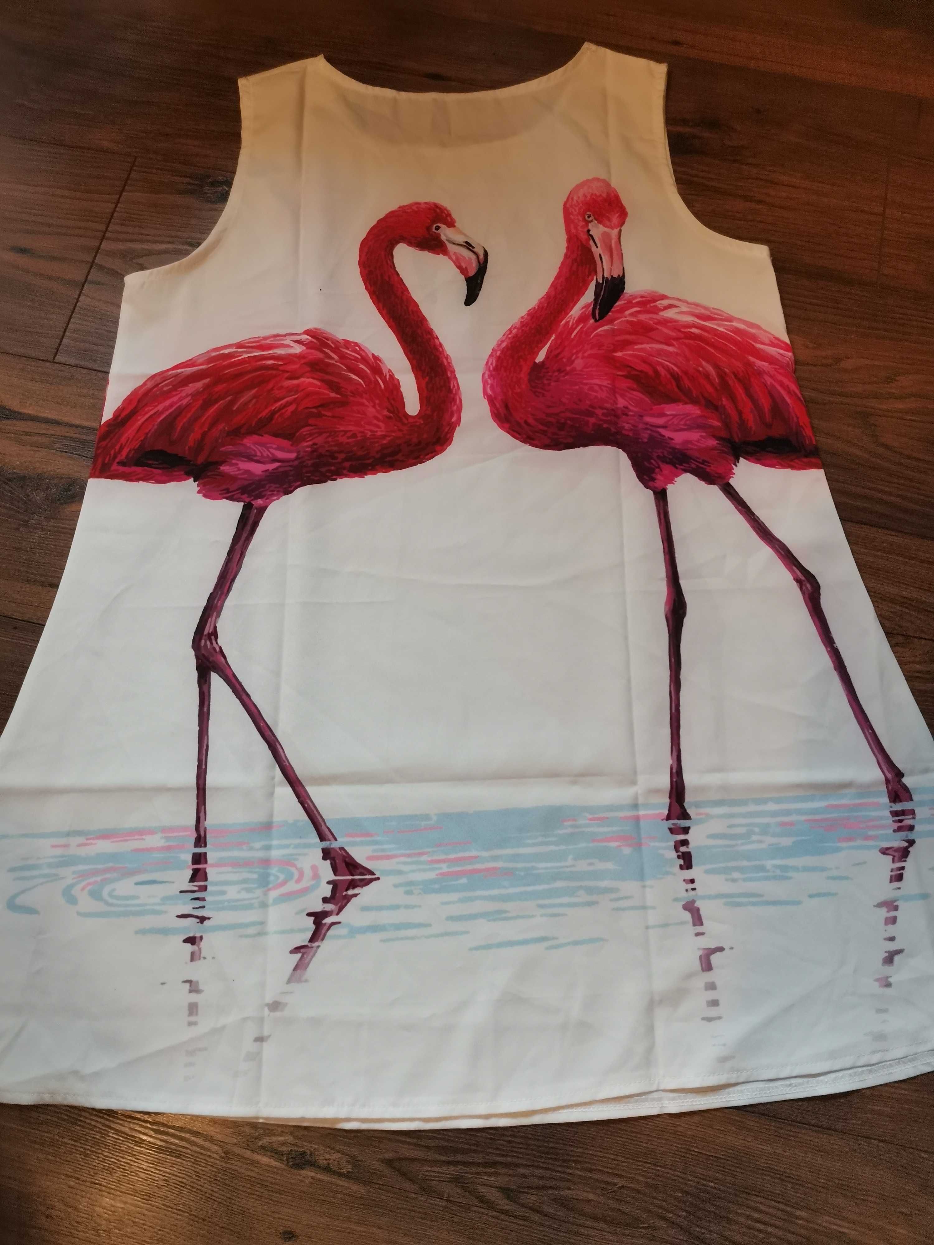 Koszula, tunika, sukienka M flamingi