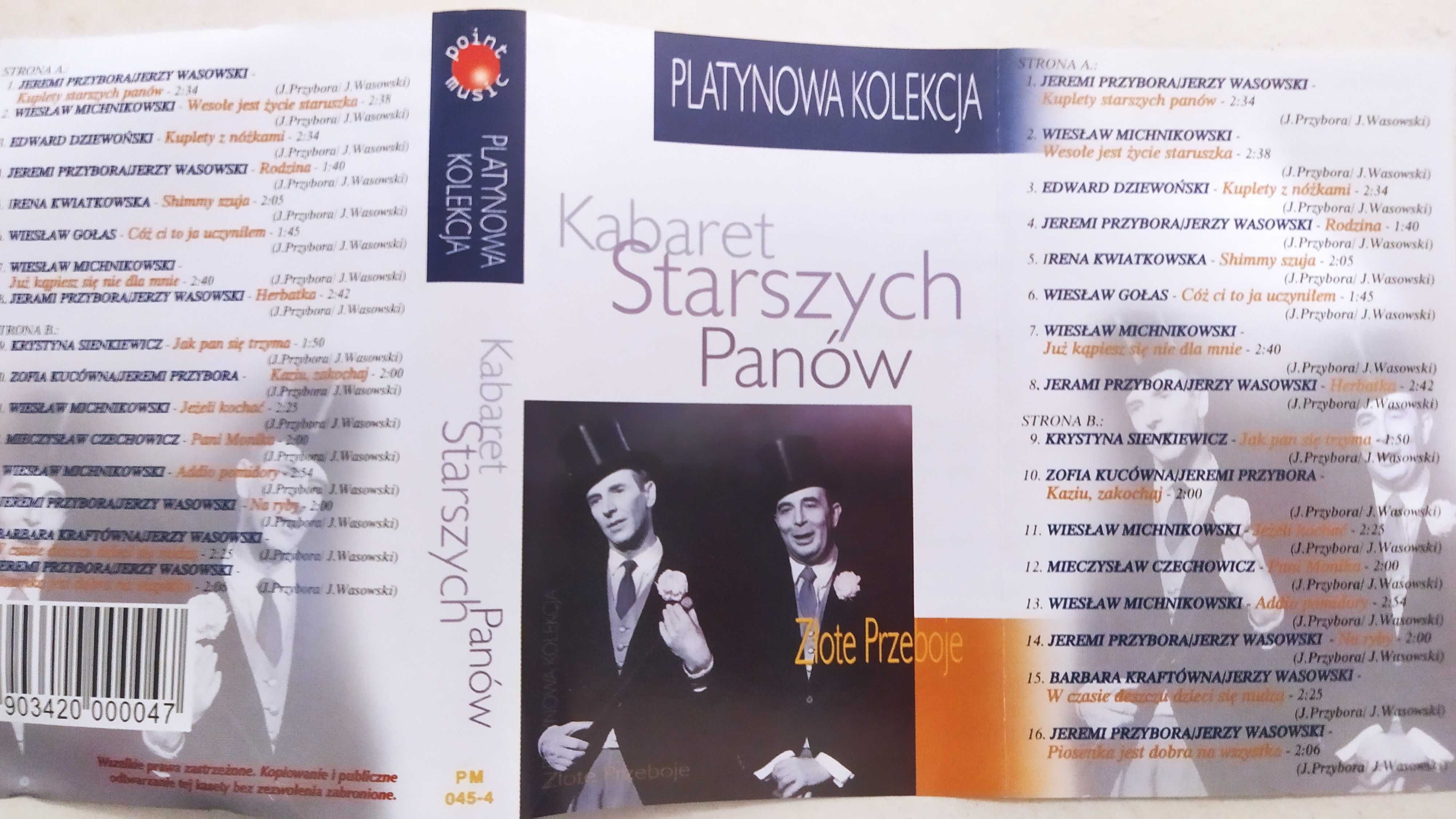 Kabaret Starszych Panów Platynowa Kolekcja kaseta MC