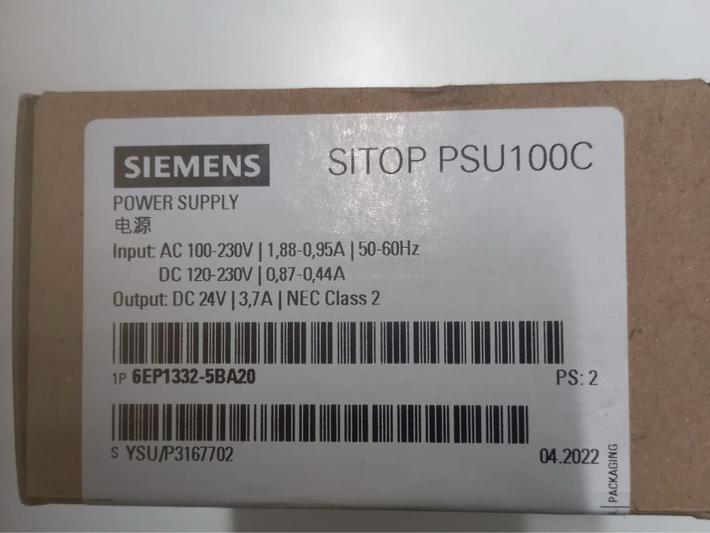 Fonte de alimentaçao Siemens Sitop PSU100C