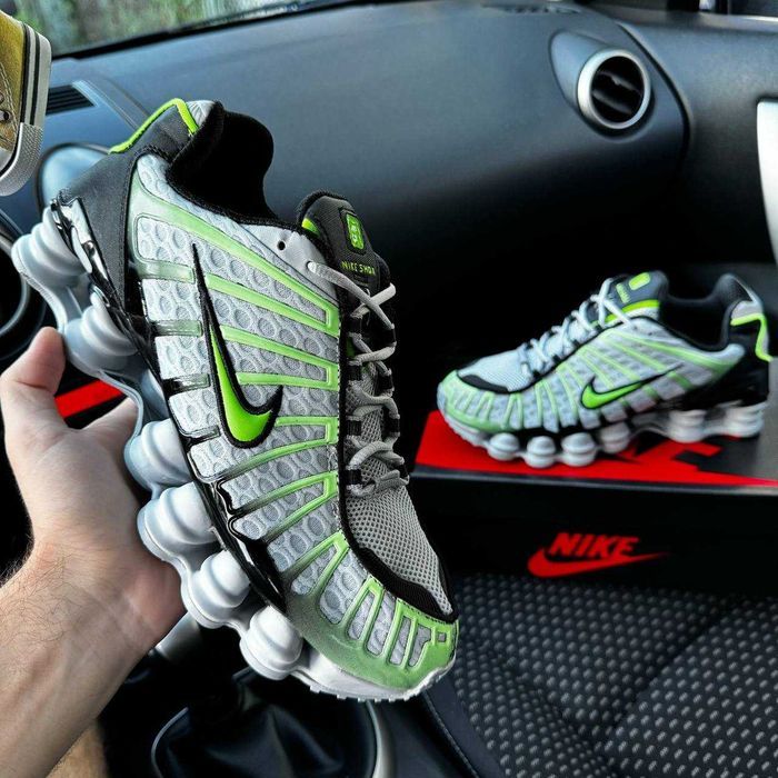 !SALE! Nike Shox TL Grey Green 40 41 42 43 44 45 найк шокс серые