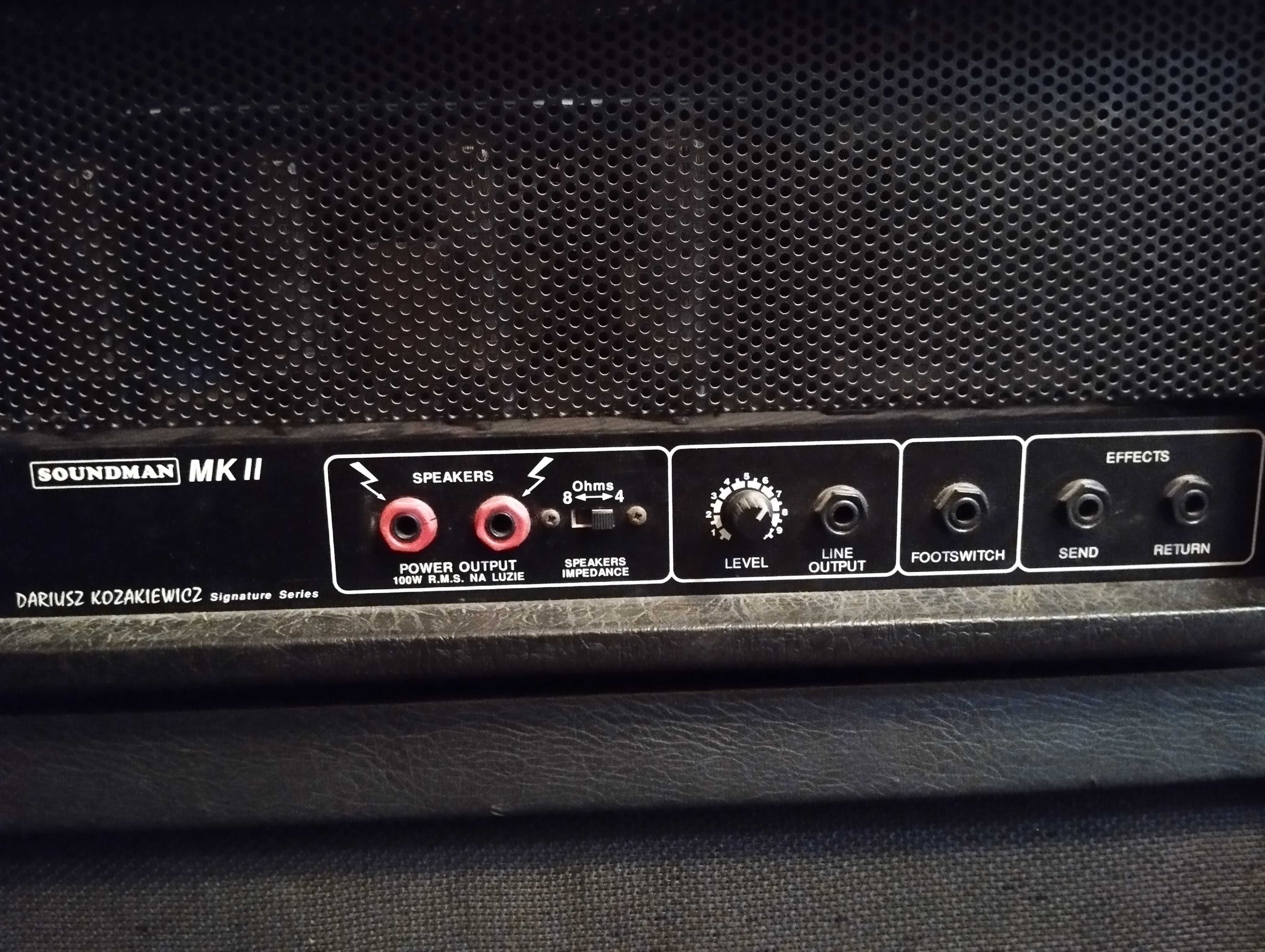 Wzmacniacz lampowy gitarowy SOUNDMAN MK2 Darek Kozakiewicz + ashdown