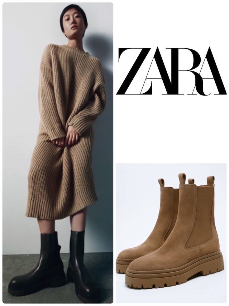 Замшеві черевики Zara, замшевые ботинки Зара Zara